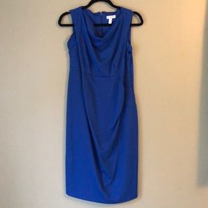 Blue maternity dress